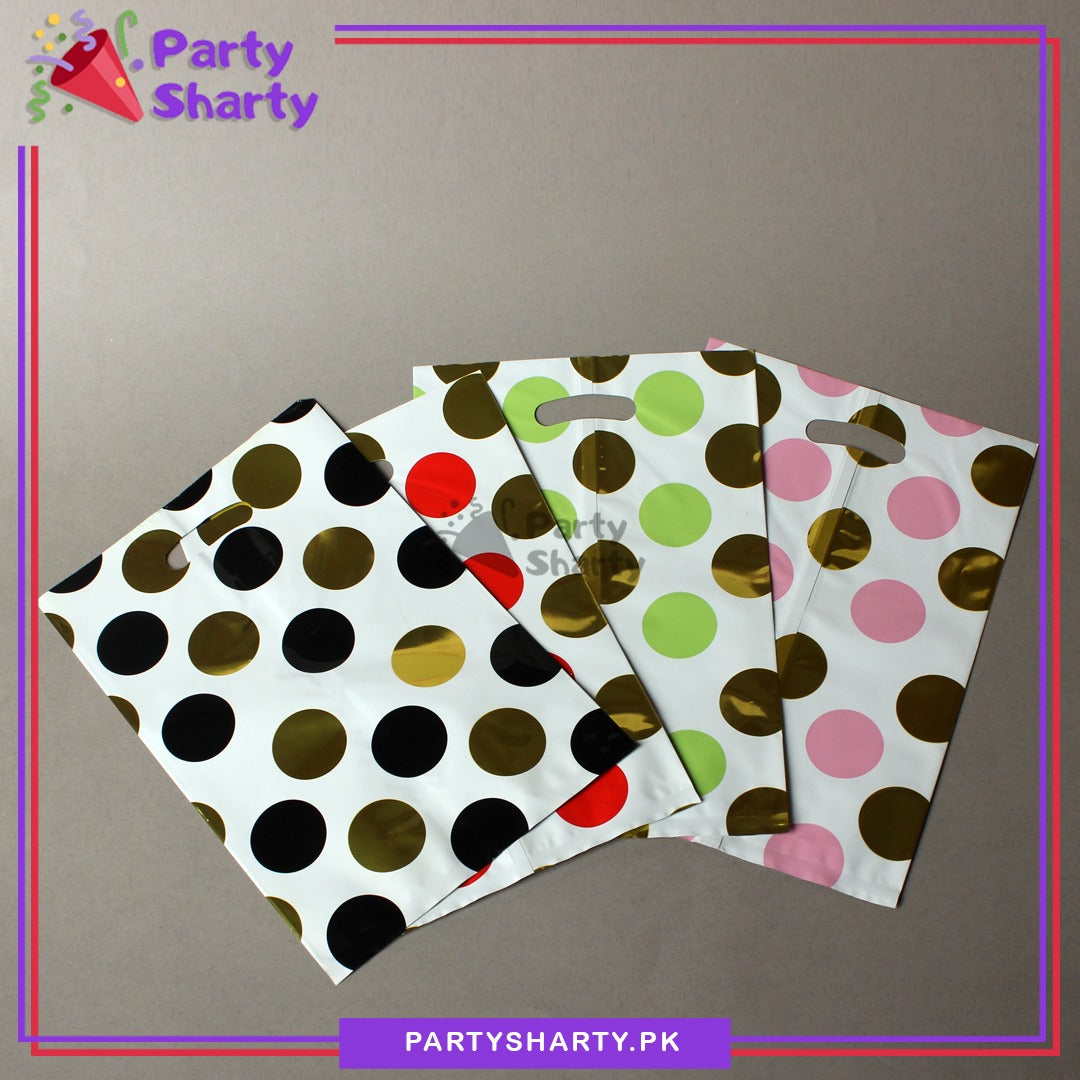 Polka Dots Stylish Goody Bags / Favor Bags for Birthday Party Event and Celebration