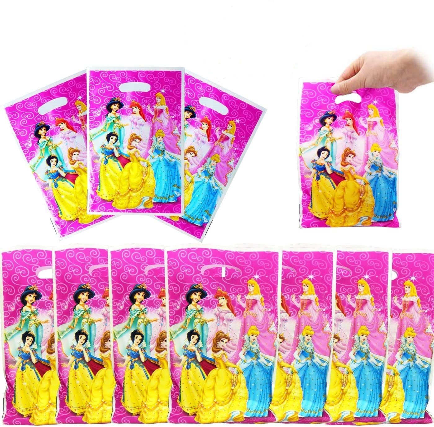 Princess Theme Goody Bags / Loot Bags for Birthday Party Decoration and Celebration