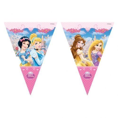 Disney Princess Plastic Party Flags Banner (2.3 m)