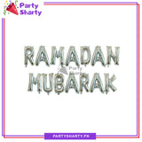 14pcs / Set Ramadan Mubarak Foil Banner For Ramadan Iftar Party Decoration and Celebration