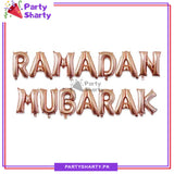 14pcs / Set Ramadan Mubarak Foil Banner For Ramadan Iftar Party Decoration and Celebration