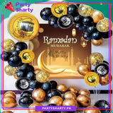 Ramadan Mubarak Golden & Black Theme Set for Ramadan Iftar Party Decoration and Celebration
