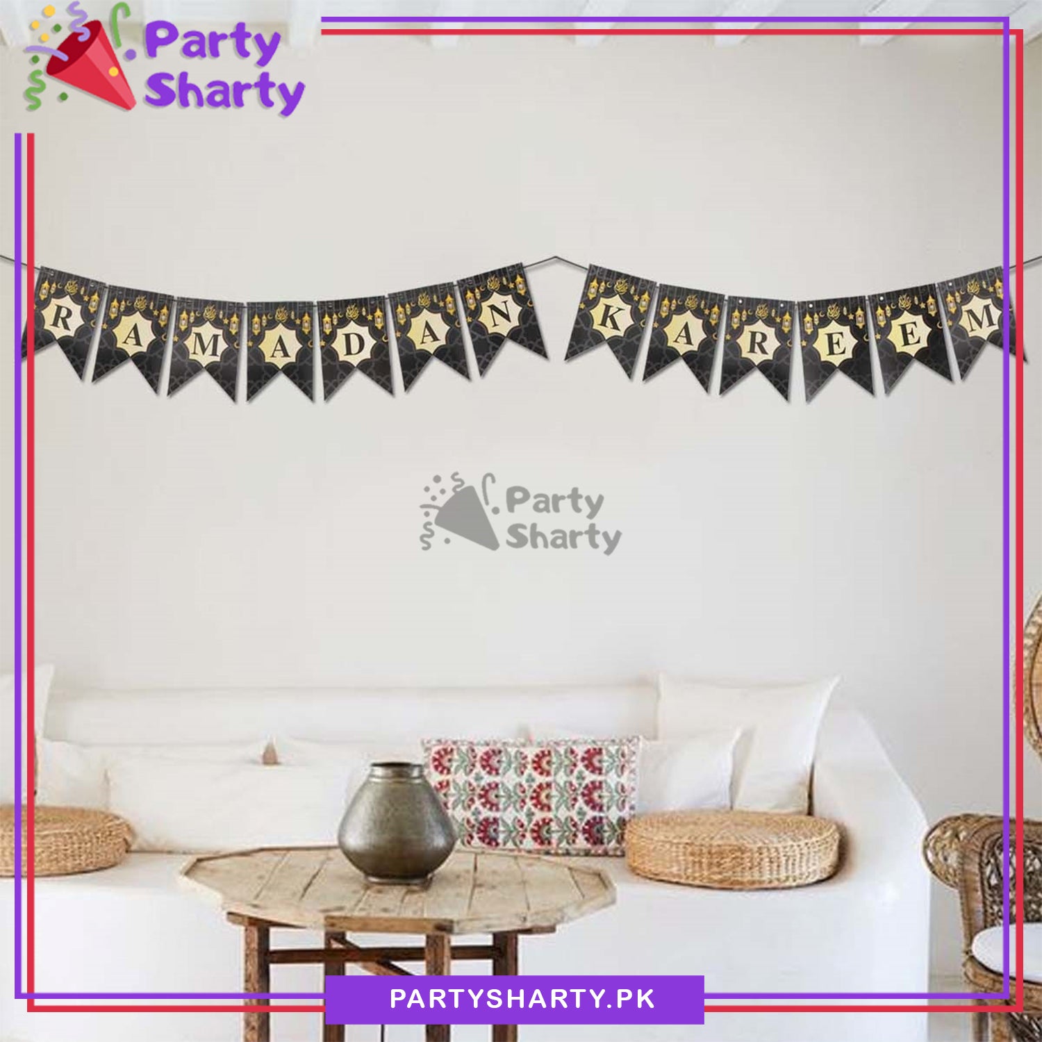 Ramadan Kareem Card Banner For Ramadan Decoration and Celebration