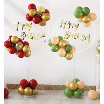 Round Ring Shaped Balloon Stand Baby Shower Wedding Decoration Ring Balloon Stand Reusable for any occasions Party Decorations