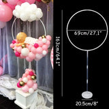 Round Ring Shaped Balloon Stand Baby Shower Wedding Decoration Ring Balloon Stand Reusable for any occasions Party Decorations