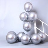 Metallic Chrome Balloons (Pack of 10) For Birthday, Wedding, Anniversary, Baby Shower Party Decoration