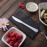 Silver Classic Heavy Duty Plastic Silverware Set (Spoon, Knife, Fork) For Birthday, Anniversary, Wedding Party Decoration and Celebration