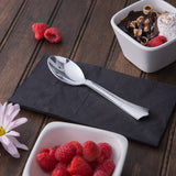 Silver Classic Heavy Duty Plastic Silverware Set (Spoon, Knife, Fork) For Birthday, Anniversary, Wedding Party Decoration and Celebration