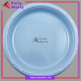 9 inches Plain Solid Color Large Size Plastic Party Plates For Party Event Decoration & Celebration