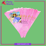 Sofia Theme Party Flags Bunting for Sofia Theme Decoration and Celebrations