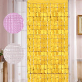 Square Shaped Foil Curtains for Party Decoration and Celebration