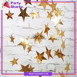 Golden Star Party Bunting for Decoration And Celebration