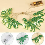 Dinosaur T-Rex String Light Creative Green Dinosaur Design Lovely Warm Light Fairy Light For Dinosaur Theme Decoration