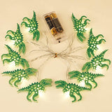 Dinosaur T-Rex String Light Creative Green Dinosaur Design Lovely Warm Light Fairy Light For Dinosaur Theme Decoration