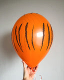 Jungle Tiger Safari Animal Printed Latex Balloons for Jungle / Safari / Wild One Themed Party Decoration