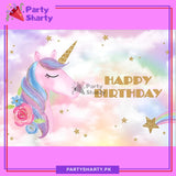 Unicorn Panaflex backdrop For Unicorn Theme Birthday Decoration and Celebration