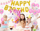 Happy Birthday Unicorn Theme Set for Theme Based Birthday Decoration and Celebration