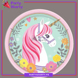 Large Size Unicorn Theme Party Disposable Paper Plates for Unicorn Theme Party and Decoration