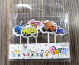 Lightning McQueen Cars Cartoon Theme Candles Set - Pack of 5 For Birthday Party