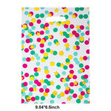 Metallic Color with Golden Dots and Star Printed Plastic Goody Bags / Loot Bags For Party Decoration and Celebration