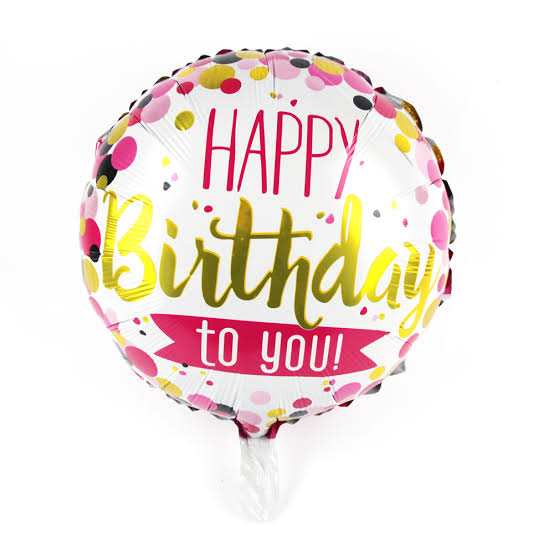 18inch Happy Birthday Round Celebration Party Decoration Foil Helium Balloon