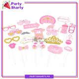 Its a Boy / Girl Theme Photo Booth Props For Gender Reveal, Welcome Baby or Baby Shower Party Celebration and Decoration