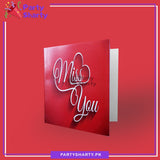 Miss You Greeting Card