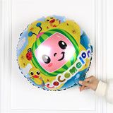 Cocomelon Theme Round Shaped Foil Balloon for Birthday Celebration and Decoration