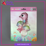 6Pcs Marine Theme Kid Party Deco Balloon Set Cartoon Seahorse Foil Balloon For Birthday Supplies