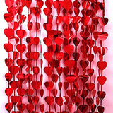 Heart Shaped Fringes / Foil Curtains Best for Back Drop Wall Decoration for Birthday and Parties Celebration