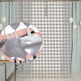 Heart Shaped Fringes / Foil Curtains Best for Back Drop Wall Decoration for Birthday and Parties Celebration