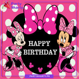 Minnie Mouse Panaflex backdrop For Minnie Mouse Theme Birthday Decoration and Celebration