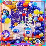 Happy Birthday Spaceman Theme Set For Space Theme Birthday Decoration and Celebration